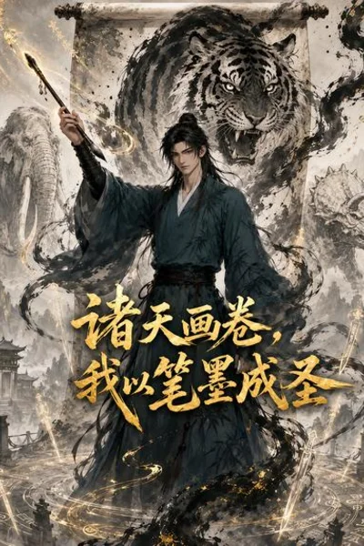 诸天画卷，我以笔墨入圣短剧海报